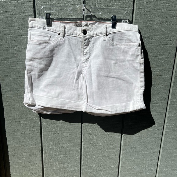 Eddie Bauer Pants - Eddie Bauer Boyfriend Rolled Up White Jean Shorts